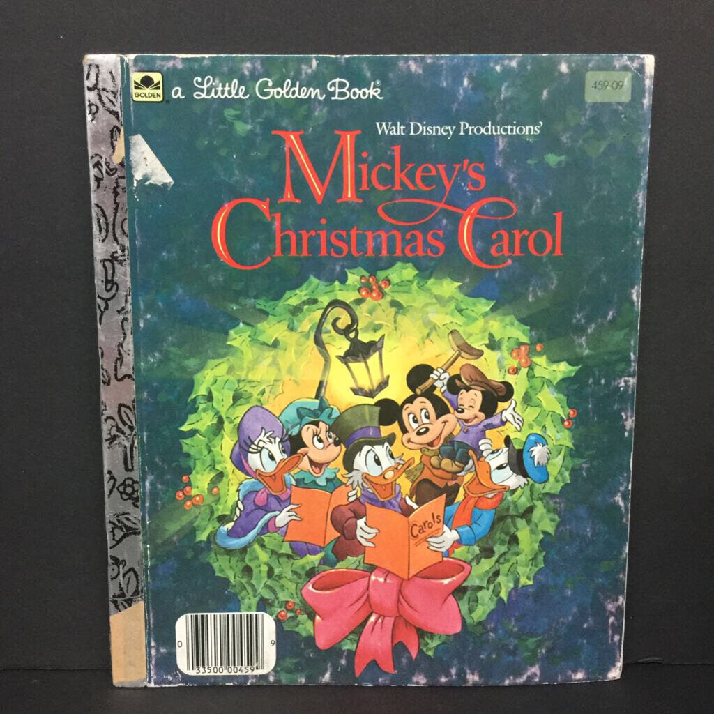Mickey's Christmas Carol (Season: Winter, Holiday) (Golden Book Vintage Collectible 1983) -character hardcover