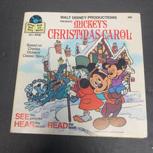 Load image into Gallery viewer, Mickey&#39;s Christmas Carol w/ Record (Disneyland) (Mickey &amp; Friends) (Season: Winter, Holiday)-character paperback

