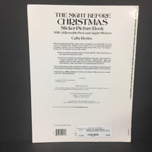 Load image into Gallery viewer, The Night Before Christmas Sticker Picture Book (Cathy Beylon) (Season: Winter, Holiday) -activity paperback
