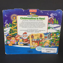 Load image into Gallery viewer, Christmastime Is Here! (Fisher Price Little People) (Lift-the-Flap) (Season: Winter, Holiday: Christmas) -board

