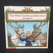 Load image into Gallery viewer, The Wild Christmas Reindeer (Jan Brett) (Season: Winter, Holiday: Christmas) -paperback
