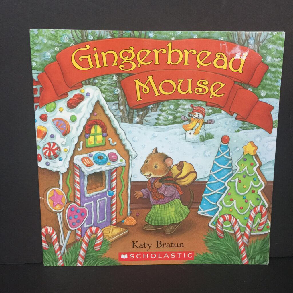 Gingerbread Mouse (Katy Bratun) (Season: Winter, Holiday: Christmas) -paperback
