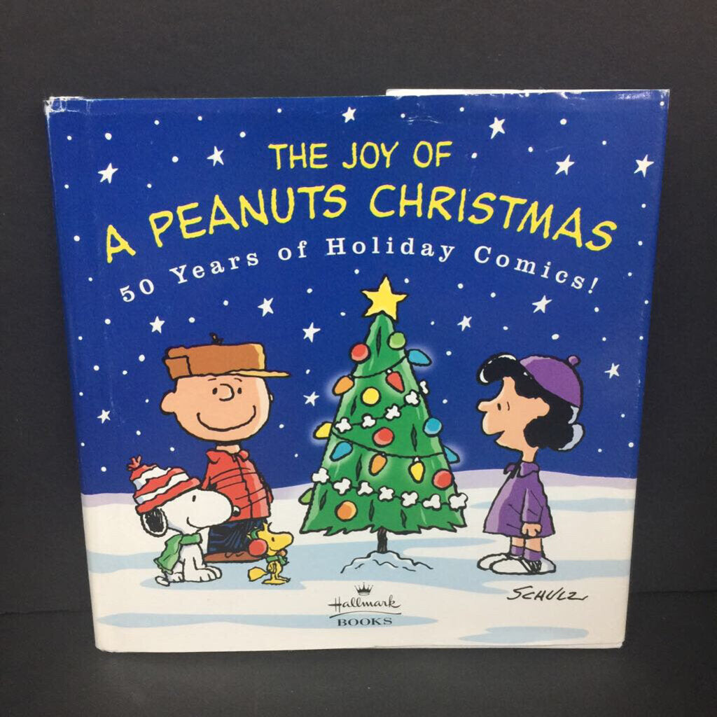 The Joy of A Peanuts Christmas: 50 Years of Holiday Comics (Hallmark) (Charles M. Schulz) (Season: Winter, Holiday) -character comic hardcover
