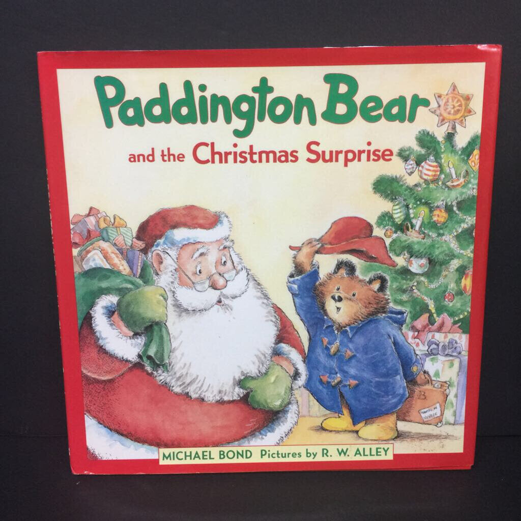 Paddington Bear and the Christmas Surprise (Michael Bond) (Season: Winter, Holiday) -character hardcover