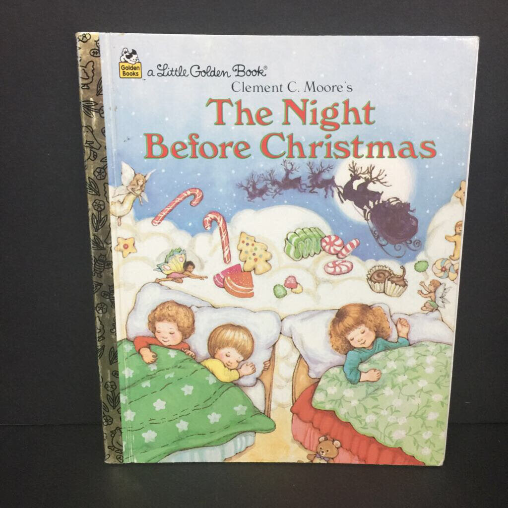 The Night Before Christmas (Golden Book) (Clement C. Moore) (Season: Winter, Holiday) -hardcover