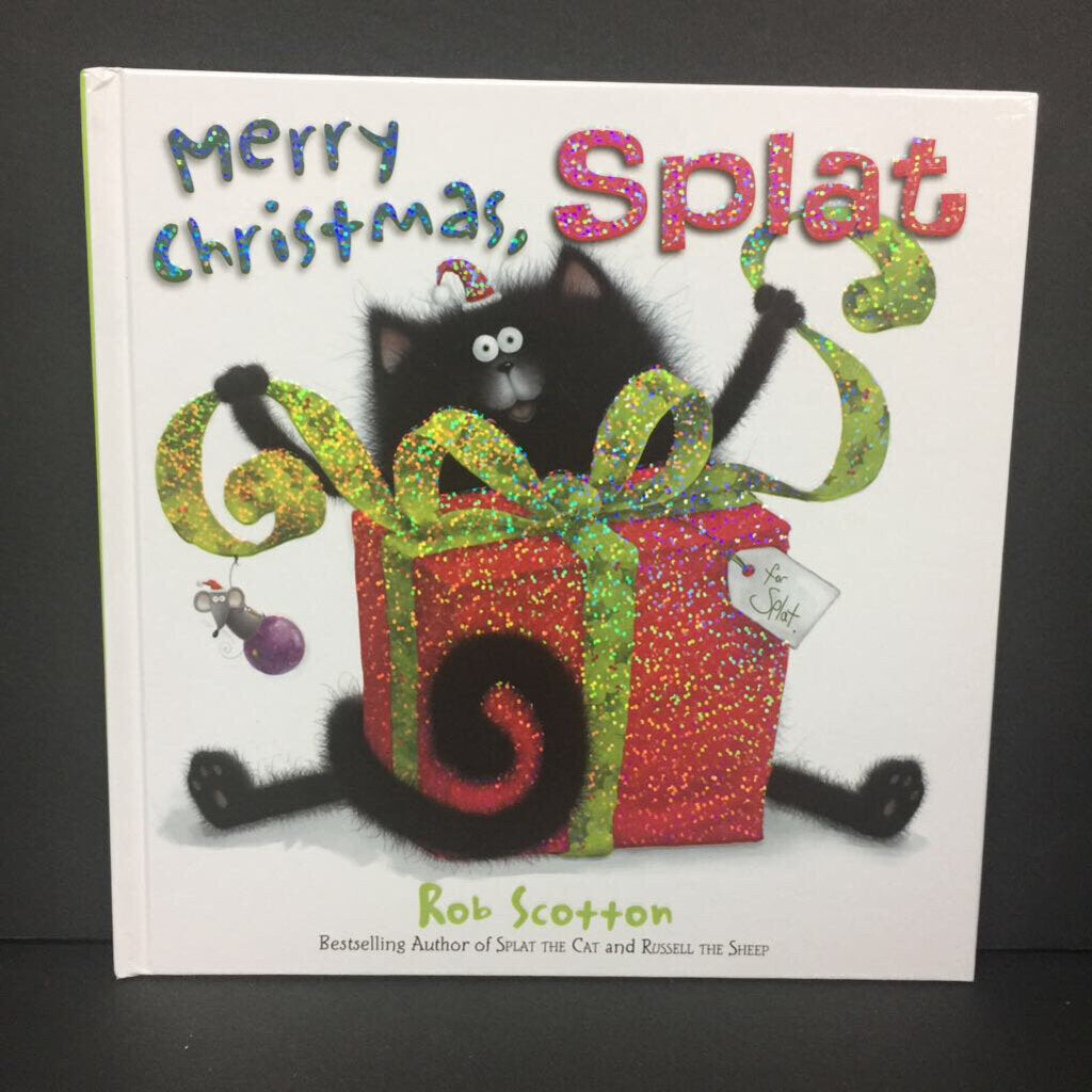Merry Christmas Splat (Splat the Cat) (Rob Scotton) (Season: Winter, Holiday: Christmas) -character hardcover