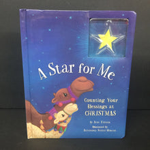 Load image into Gallery viewer, A Star for Me: Counting Your Blessings at Christmas (Jean Fischer) (Season: Winter, Holiday: Christmas) -board
