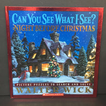 Load image into Gallery viewer, Can You See What I See? The Night Before Christmas (Water Wick) (Season: Winter, Holiday) -look &amp; find hardcover
