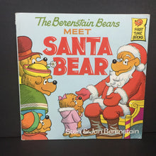 Load image into Gallery viewer, The Berenstain Bears Meet Santa Bear (Stan &amp; Jan Berenstain) (Season: Winter, Holiday: Christmas) -character paperback
