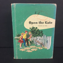 Load image into Gallery viewer, Open the Gate: Revised Edition (The Ginn Basic Readers Enrichment Series) (Odille Ousley) (Vintage Collectible c. 1967) -reader hardcover
