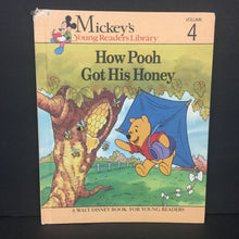 Load image into Gallery viewer, How Pooh Got His Honey (Mickey&#39;s Young Readers Library Vol. 4) -character reader hardcover
