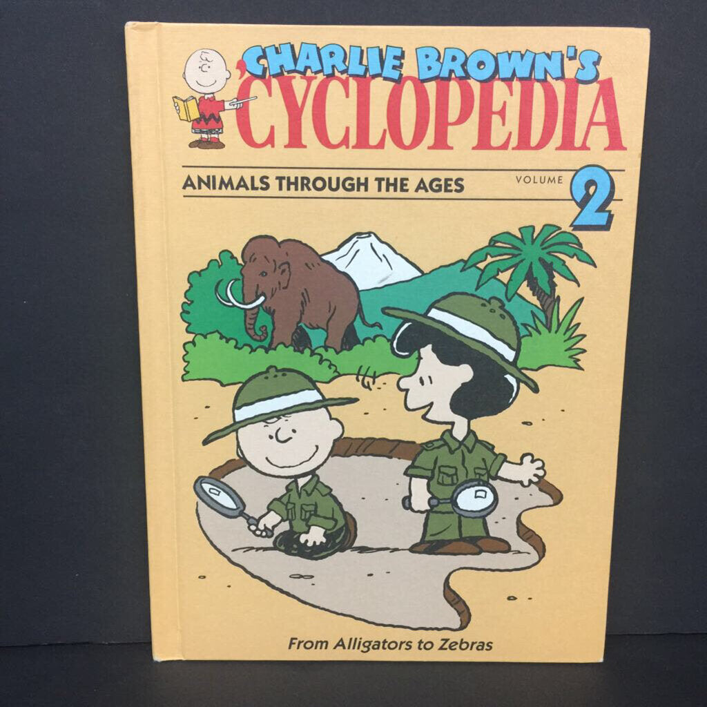 Charlie Brown's 'Cyclopedia Volume 2: Animals Through the Ages (Mammals) -educational character hardcover