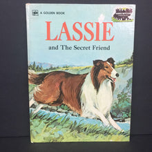 Load image into Gallery viewer, Lassie and the Secret Friend (Kennon Graham) (Golden Book Vintage Collectible 1975) -character hardcover
