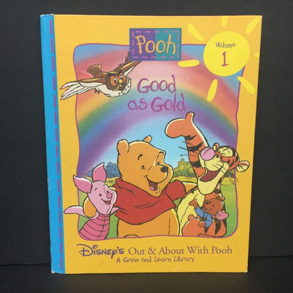 Good as Gold (Pooh & Friends) (Disney's Out & About with Pooh Grow and Learn Library Vol 1) (Ann Braybrooks) (Vintage Collectible 1996) -character hardcover