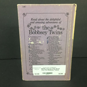 Search in the Great City (The Bobbsey Twins) (Laura Lee Hope) -series hardcover