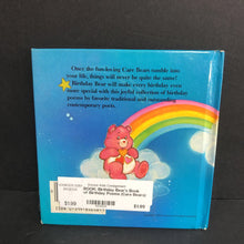 Load image into Gallery viewer, Birthday Bear&#39;s Book of Birthday Poems (Care Bears) (Poetry) -character hardcover
