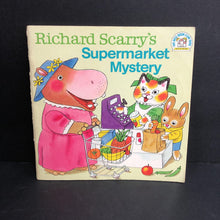 Load image into Gallery viewer, Richard Scarry&#39;s Supermarket Mystery (The Best Book Club Ever) -paperback

