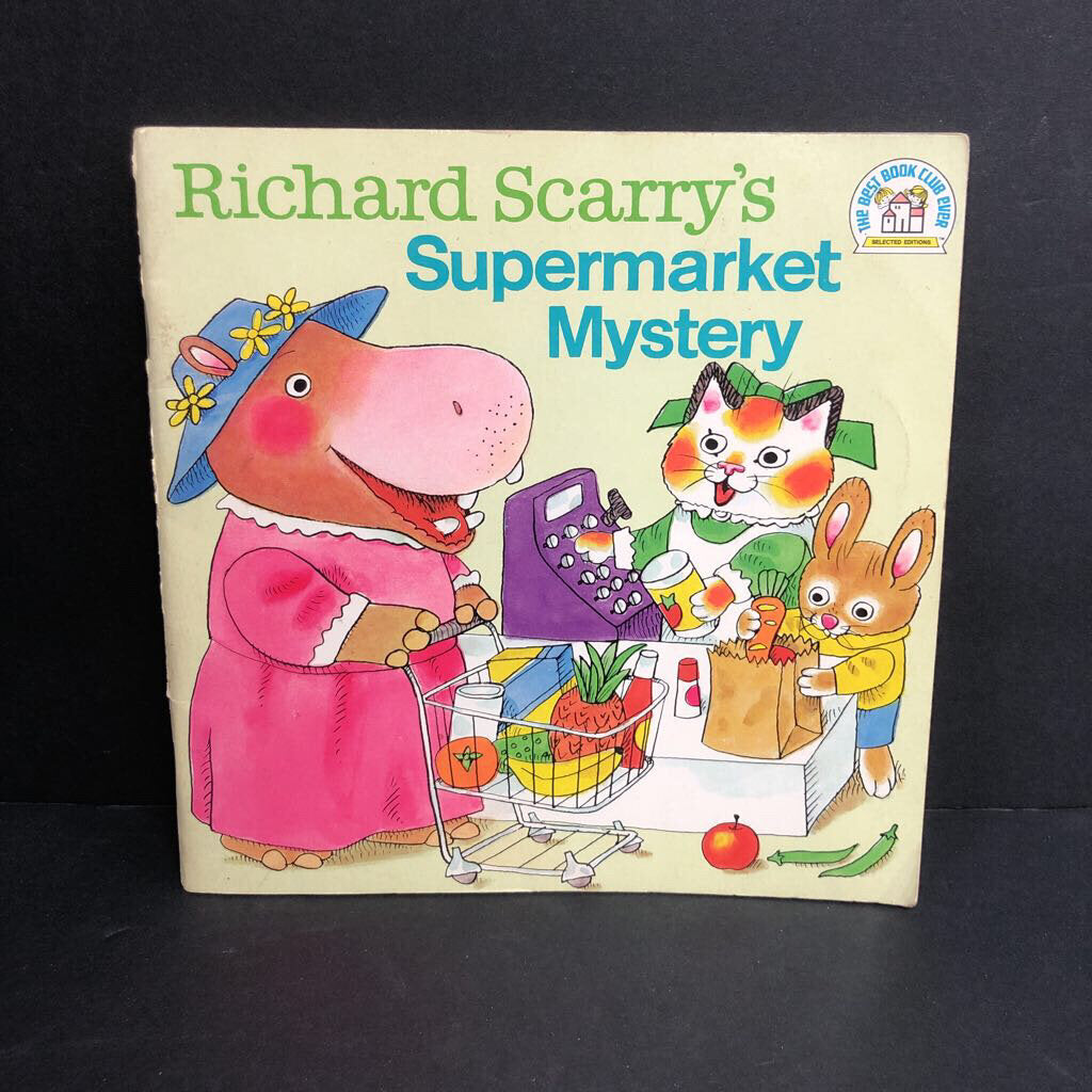 Richard Scarry's Supermarket Mystery (The Best Book Club Ever) -paperback