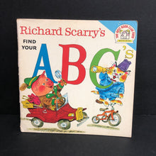 Load image into Gallery viewer, Richard Scarry&#39;s Find Your ABCs (The Best Book Club Ever) -paperback
