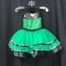 Load image into Gallery viewer, Girls Sequin Bow Dance Costume
