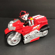 Load image into Gallery viewer, Moto Pups Marshall&#39;s Deluxe Pull Back Motorcycle w/Figure
