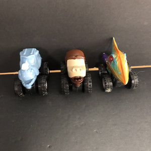 3pk Mini Monster Trucks