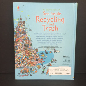 Seeing Inside Recycling and Trash (Usborne Lift-the-Flap) (Alex Frith) (General Science/Environment) -educational hardcover