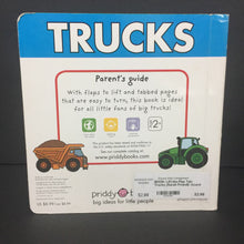 Load image into Gallery viewer, Lift-the-Flap Tab: Trucks (Sarah Powell) -board
