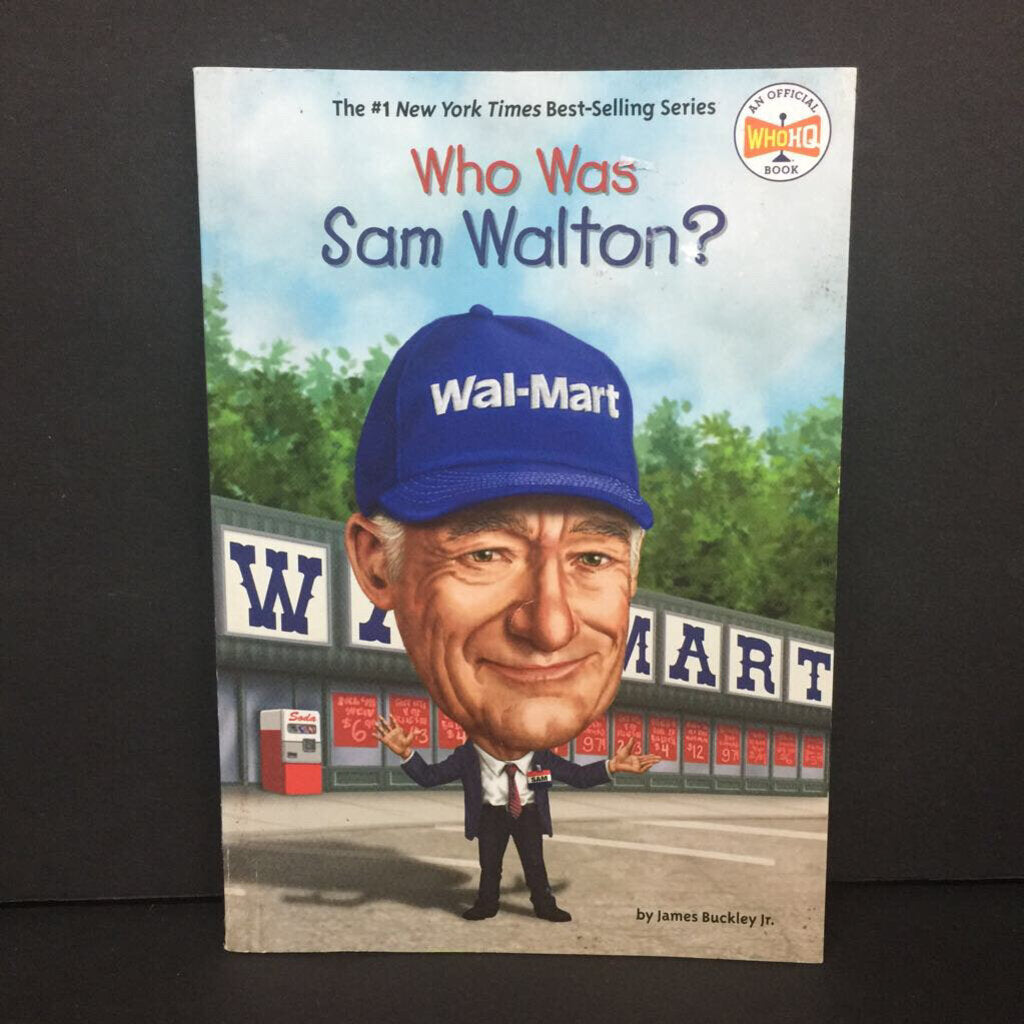 Who Was Sam Walton? (Who HQ) (James Buckley Jr.) (Notable Person) (Puffin Cover) -series educational paperback
