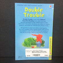 Load image into Gallery viewer, Double Trouble (Anna Milbourne) (Usborne Very First Reading Book 1) -reader paperback
