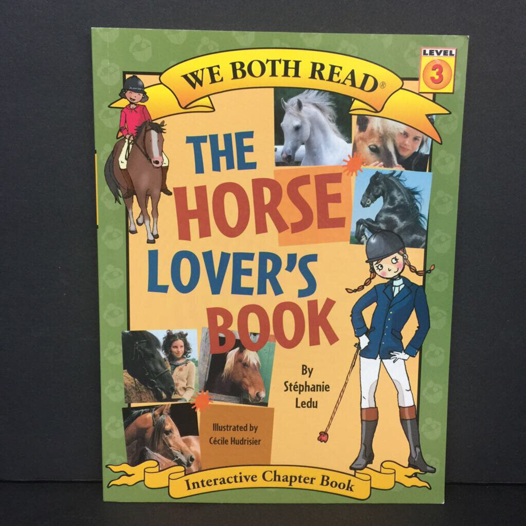 The Horse Lovers Book (We Both Read Level 3) (Stephanie Ledu) -reader paperback