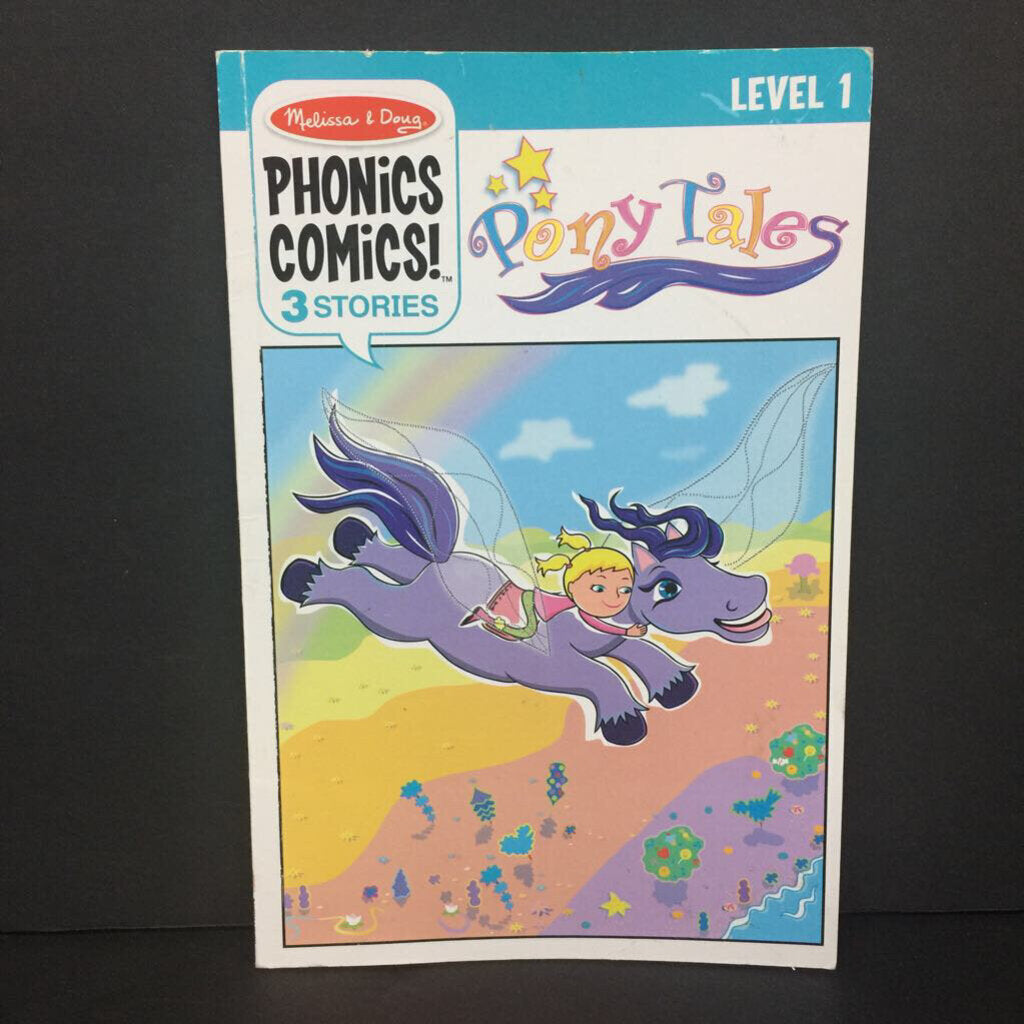 Pony Tales (Melissa & Doug: Phonics Comics Level 1) -reader paperback