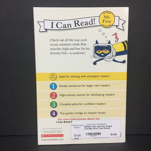 Pete the Cat: Scuba Cat (My First I Can Read) (James Dean) -character reader paperback