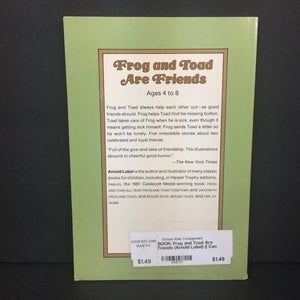 Frog and Toad Are Friends (Arnold Lobel) (I Can Read) -reader paperback