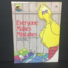 Load image into Gallery viewer, Everyone Makes Mistakes (Emily Perl Kingsley) (Sesame Street Book Club) (Vintage Collectible 1983) (Jim Henson&#39;s Sesame Street Muppets) -character hardcover
