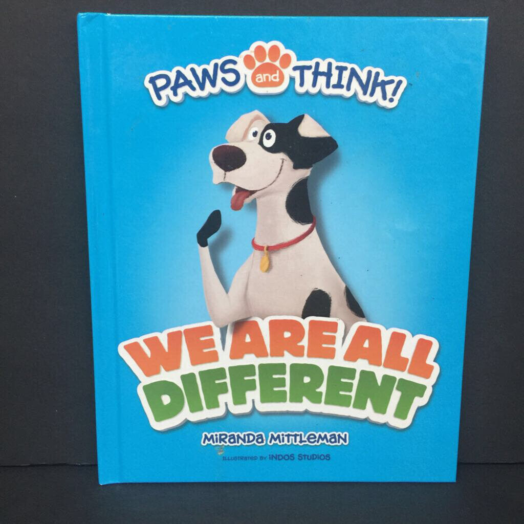 We Are All Different (Paws and Think!) (Miranda Mittleman) -hardcover