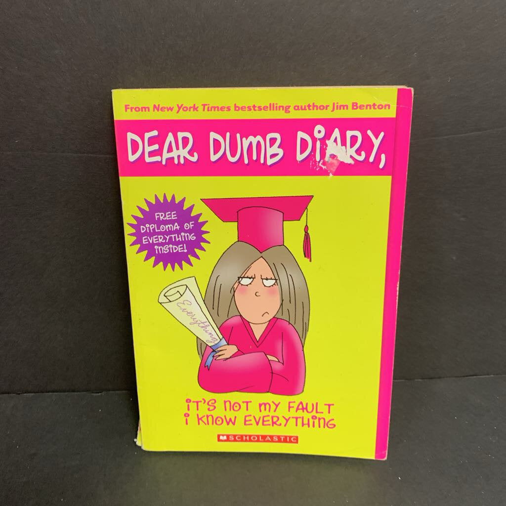 It's Not My Fault I Know Every Thing (Dear Dumb Diary) (Jim Benton) -series paperback