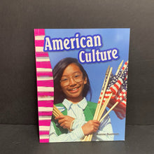 Load image into Gallery viewer, American Culture (Jeanne Dustman) (Primary Source Readers) (Notable Place: USA) -educational reader paperback
