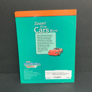 Zoom! How Cars Move (Vehicles) (Jennifer Prior) (Time for Kids Level 3) -educational reader paperback