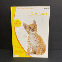 Load image into Gallery viewer, Division (Grade 3) (Discovery Workbook) -workbook paperback
