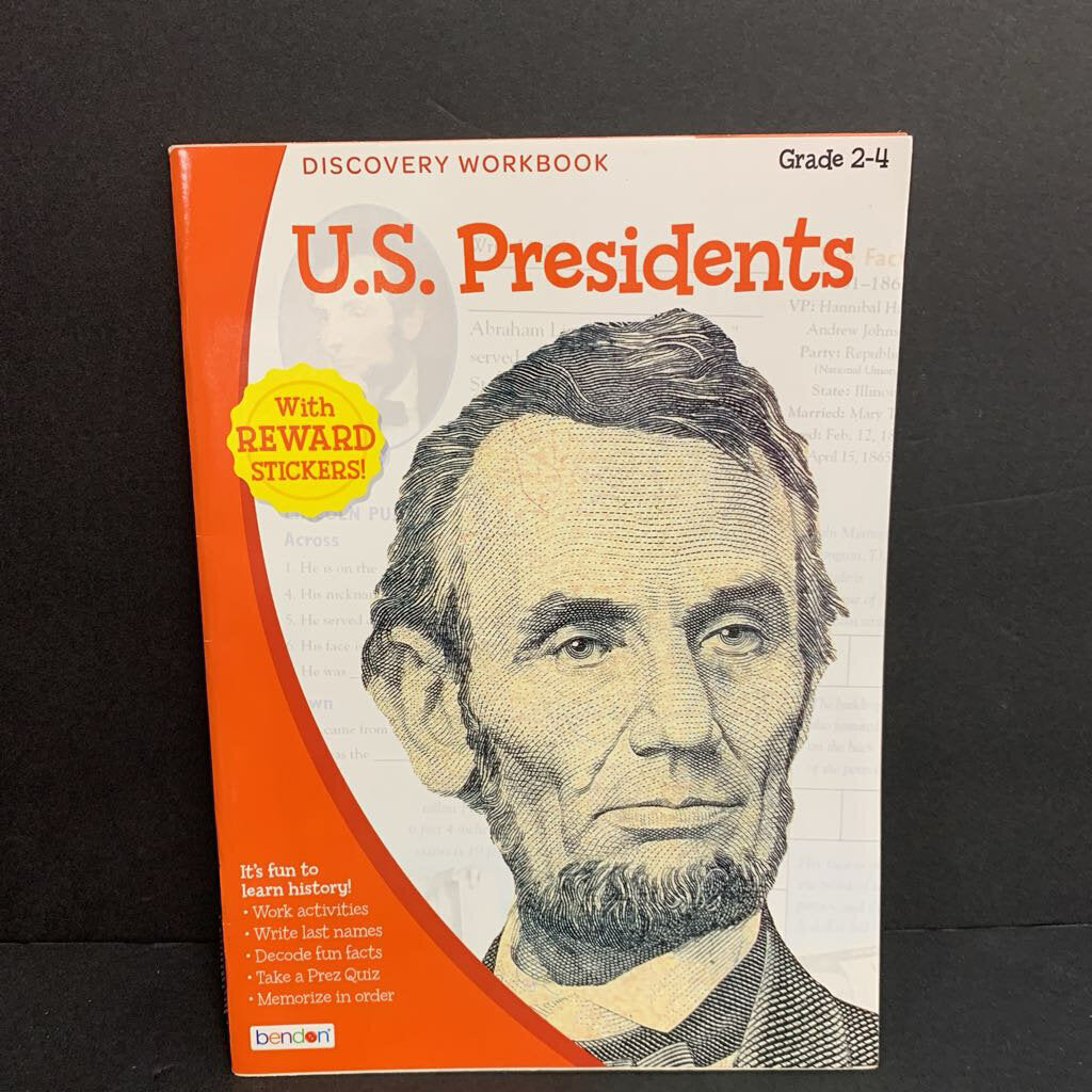 U.S. Presidents (Grades 2-4) (Discovery Workbook) (Notable Person / USA) -workbook paperback