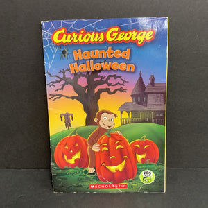 Curious George Haunted Halloween (Green Light Readers Level 2) (Joe Fallon) (Season: Fall, Holiday) -character reader paperback