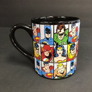 Character Grid Ceramic Coffee Mug