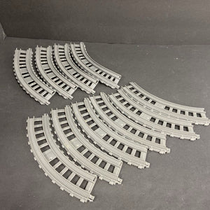 19pc Plastic Train Tracks Set