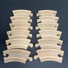 Load image into Gallery viewer, Wooden Train Tracks Set
