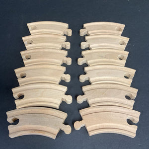 Wooden Train Tracks Set