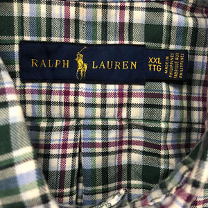 Custom Fit Plaid Button Down Shirt