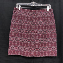 Load image into Gallery viewer, Diamond Pattern Button Wrap Skirt
