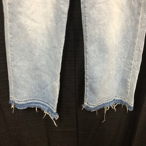 Wide Leg Crop Denim Jeans Pants