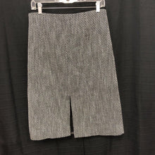 Load image into Gallery viewer, Striped Textured A-Line Midi Skirt
